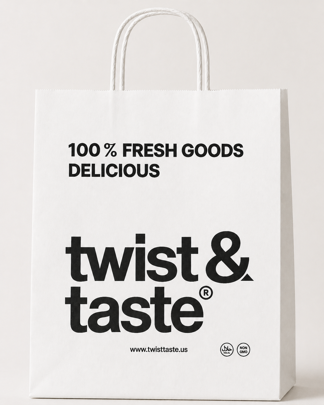 twist&taste branded shopping bag