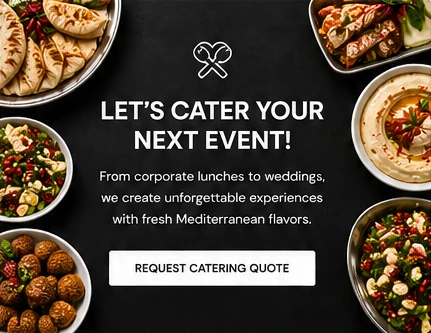 Let's cater your next event banner