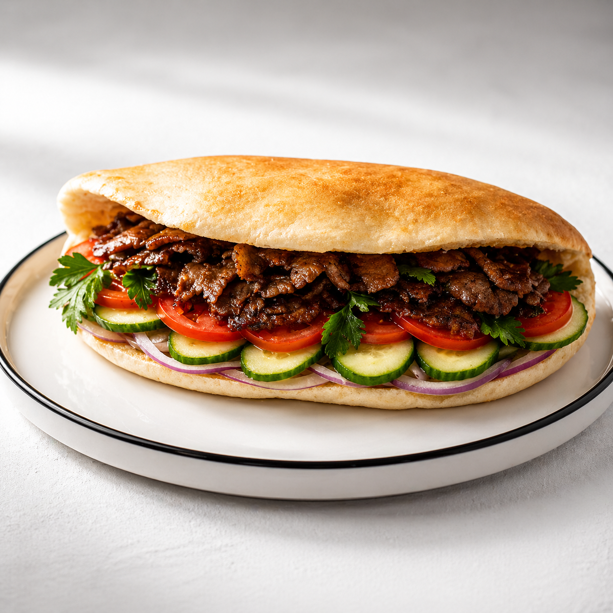 Beef gyro wrap