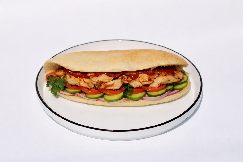 Chicken gyro wrap