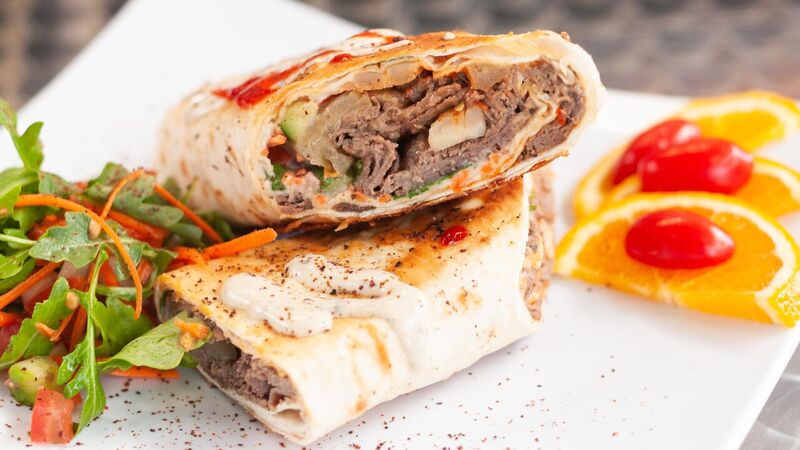 Lamb & Beef Shawarma Wrap